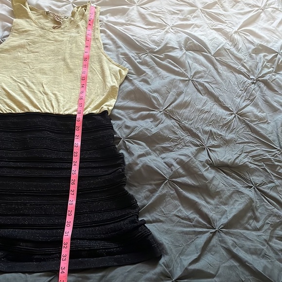 Chelsea & Violet Black Knit Bodycon Racerback Tank Fit & Flare Dress - Picture 6 of 8